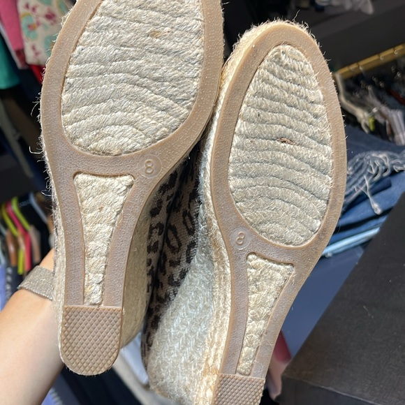 Jcrew animal print espadrille wedges - Picture 3 of 5